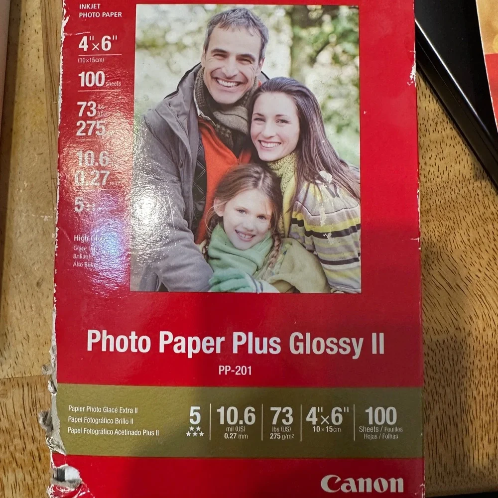 Canon Red Photo Paper Plus Glossy $5 with another item